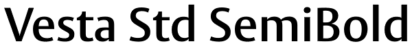 Vesta Std SemiBold Font