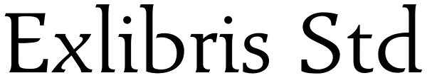 Exlibris Std Font