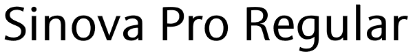 Sinova Pro Regular Font