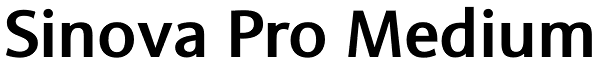 Sinova Pro Medium Font