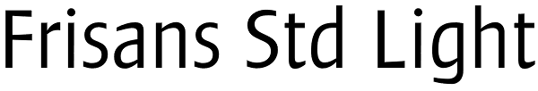 Frisans Std Light Font