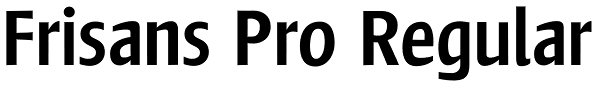 Frisans Pro Regular Font