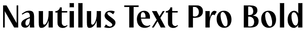 Nautilus Text Pro Bold Font