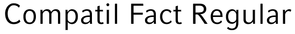 Compatil Fact Regular Font