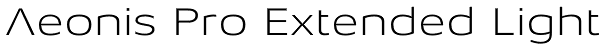 Aeonis Pro Extended Light Font