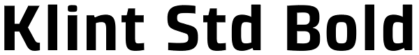 Klint Std Bold Font