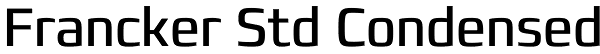 Francker Std Condensed Font