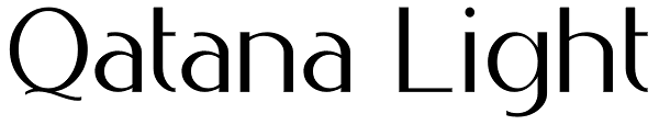 Qatana Light Font