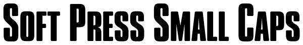 Soft Press Small Caps Font