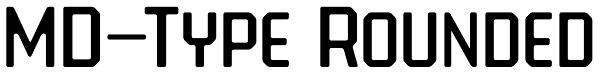 MD-Type Rounded Font