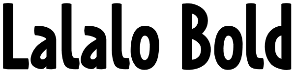 Lalalo Bold Font