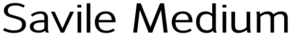 Savile Medium Font