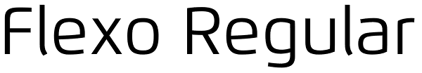 Flexo Regular Font