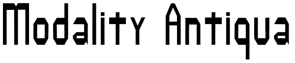 Modalities Font Modality Font | Font Spy