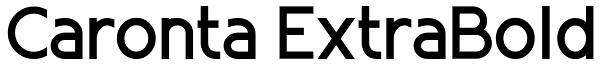 Caronta ExtraBold Font