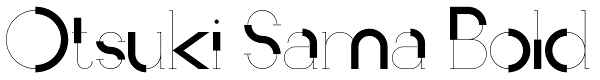 Otsuki Sama Bold Font