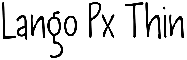 Lango Px Thin Font