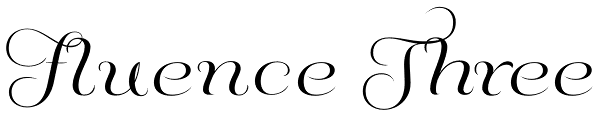 Fluence Three Font