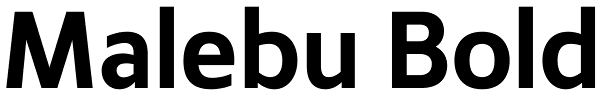 Malebu Bold Font