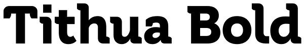 Tithua Bold Font