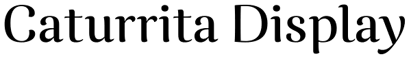 Caturrita Display Font