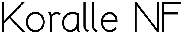 Koralle NF Font