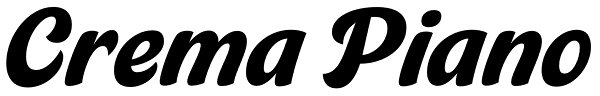 Crema Piano Font