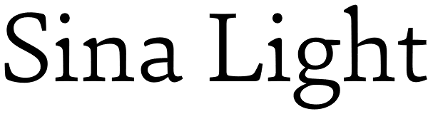 Sina Light Font