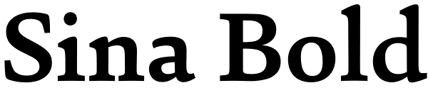 Sina Bold Font