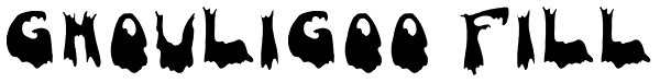 Ghouligoo Fill Font