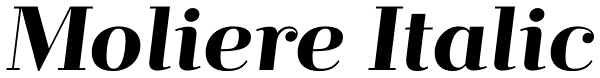 Moliere Italic Font