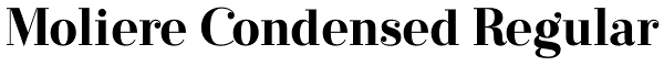 Moliere Condensed Regular Font