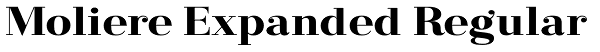 Moliere Expanded Regular Font