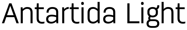 Antartida Light Font