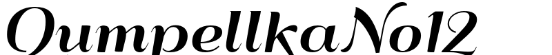 QumpellkaNo12 Font