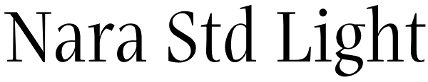 Nara Std Light Font