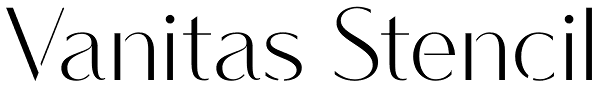 Vanitas Stencil Font