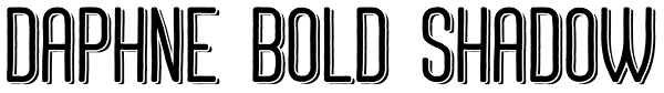 Daphne Bold Shadow Font