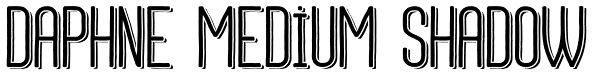 Daphne Medium Shadow Font