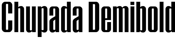 Chupada Demibold Font