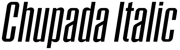 Chupada Italic Font