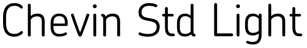 Chevin Std Light Font