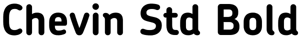 Chevin Std Bold Font