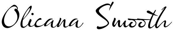 Olicana Smooth Font