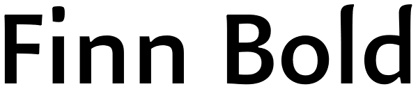 Finn Bold Font