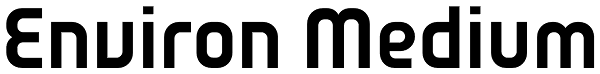 Environ Medium Font