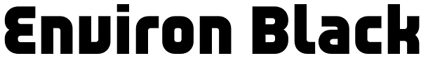 Environ Black Font