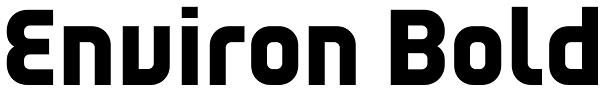 Environ Bold Font