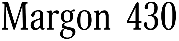 Margon 430 Font