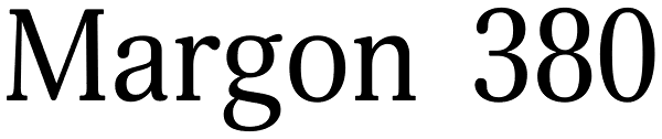 Margon 380 Font